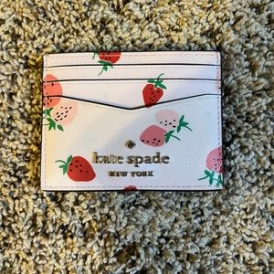 Kate Spade Strawberry Card Holder